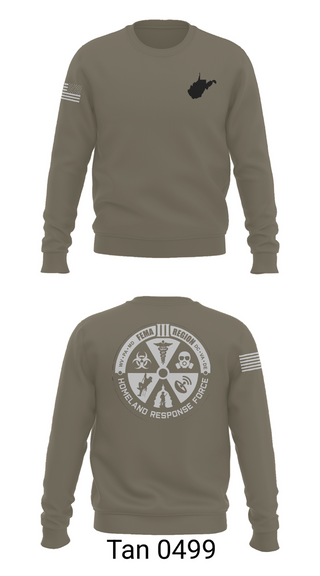Crew Neck Sweatshirt, Region 3 Homeland Response Force, , Teamtime, Team time, sublimation, custom sports apparel, team uniforms, spirit wear, spiritwear, sports uniforms, custom shirts, team store, custom team store, fundraiser sports, apparel fundraiser