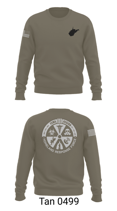 Region 3 Homeland Response Force 34212172 Crew Neck Sweatshirt - 65