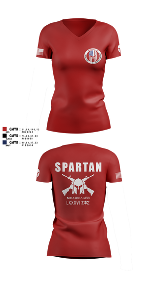Womens Short Sleeve Vneck Shirt, 86 Security Forces Squadron, Air Force, Teamtime, Team time, sublimation, custom sports apparel, team uniforms, spirit wear, spiritwear, sports uniforms, custom shirts, team store, custom team store, fundraiser sports, apparel fundraiser