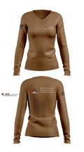 McDonough County 28114823 Women's Long Sleeve V-neck Shirt - 2