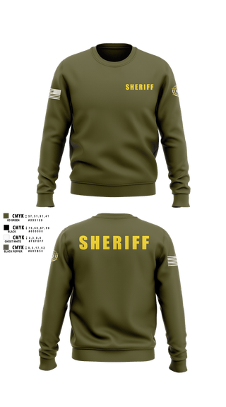 Crew Neck Sweatshirt, JEFFERSON COUNTY SHERIFFS OFFICE, Police, Teamtime, Team time, sublimation, custom sports apparel, team uniforms, spirit wear, spiritwear, sports uniforms, custom shirts, team store, custom team store, fundraiser sports, apparel fundraiser