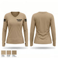 8th Ordnance Company Women's Long Sleeve V-neck Shirt - 1