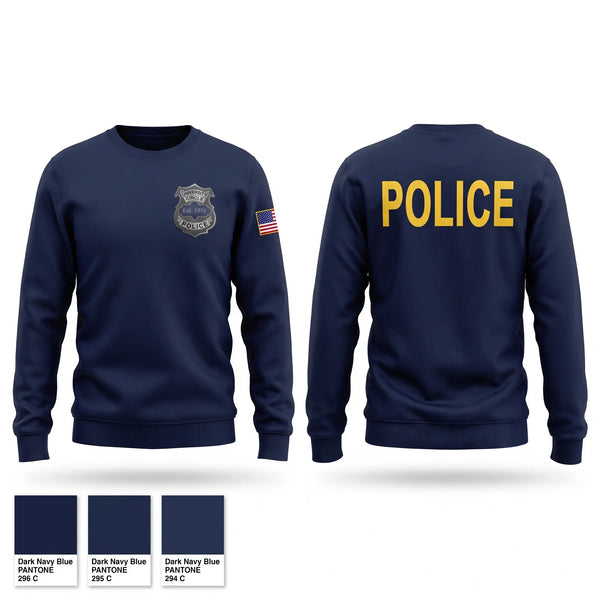 Crew Neck Sweatshirt, Minnesota State Patrol, Police, Teamtime, Team time, sublimation, custom sports apparel, team uniforms, spirit wear, spiritwear, sports uniforms, custom shirts, team store, custom team store, fundraiser sports, apparel fundraiser