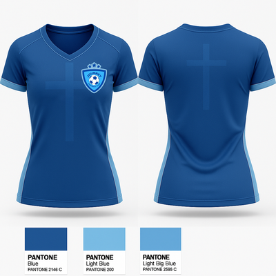 Journey FC Women's Short Sleeve V-neck Shirt - 1