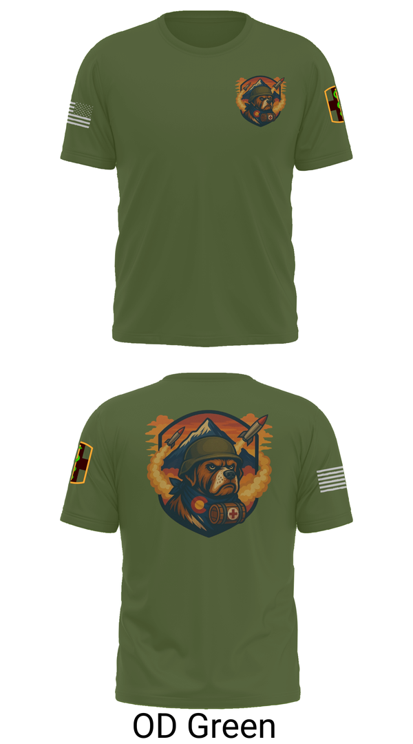 Short Sleeve Performance Shirt, 10th Field Hospital (FWD), , Teamtime, Team time, sublimation, custom sports apparel, team uniforms, spirit wear, spiritwear, sports uniforms, custom shirts, team store, custom team store, fundraiser sports, apparel fundraiser