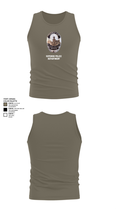 Superior Police Department 92849766 Tank Top - 75