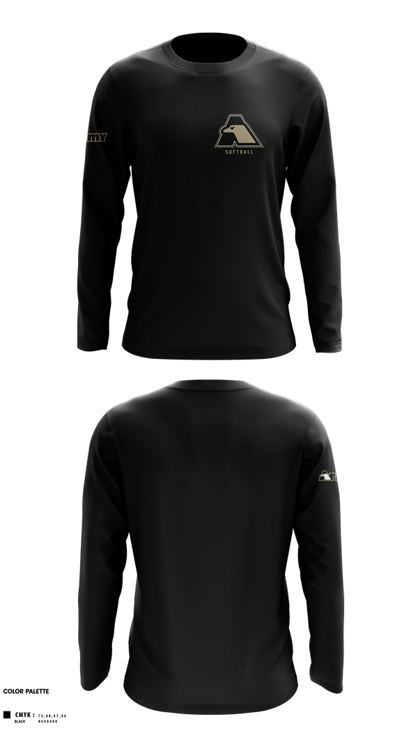 Long Sleeve Performance Shirt, All-Army Softball, Softball, Teamtime, Team time, sublimation, custom sports apparel, team uniforms, spirit wear, spiritwear, sports uniforms, custom shirts, team store, custom team store, fundraiser sports, apparel fundraiser