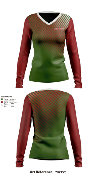 Womens Long Sleeve Vneck Shirt, Lady Buffs, Women's Basketball, Teamtime, Team time, sublimation, custom sports apparel, team uniforms, spirit wear, spiritwear, sports uniforms, custom shirts, team store, custom team store, fundraiser sports, apparel fundraiser