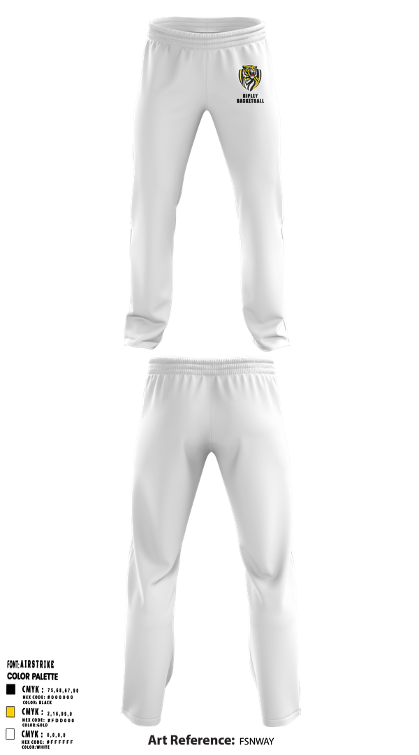 Sweatpants, Ripley Middle School Basketball, Men's Basketball, Teamtime, Team time, sublimation, custom sports apparel, team uniforms, spirit wear, spiritwear, sports uniforms, custom shirts, team store, custom team store, fundraiser sports, apparel fundraiser