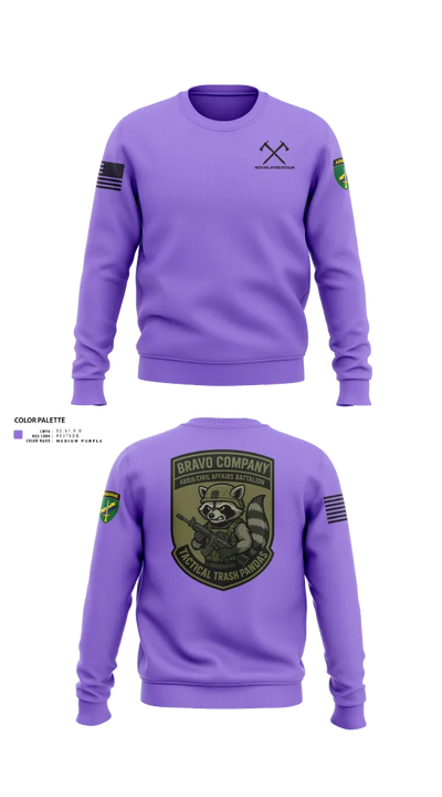 486th Civil Affairs Battalion Crew Neck Sweatshirt - 22
