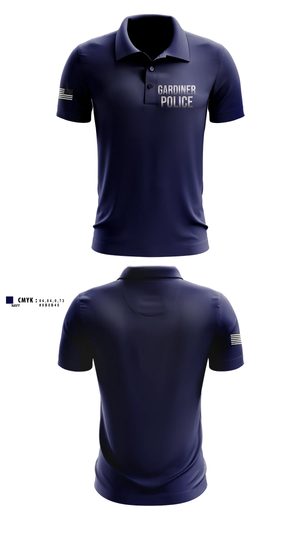 Long Sleeve Performance Polo, Gardiner Police, Police, Teamtime, Team time, sublimation, custom sports apparel, team uniforms, spirit wear, spiritwear, sports uniforms, custom shirts, team store, custom team store, fundraiser sports, apparel fundraiser