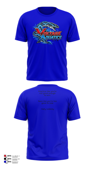 Short Sleeve Performance Shirt, Voltage Team Store, Swimming, Teamtime, Team time, sublimation, custom sports apparel, team uniforms, spirit wear, spiritwear, sports uniforms, custom shirts, team store, custom team store, fundraiser sports, apparel fundraiser