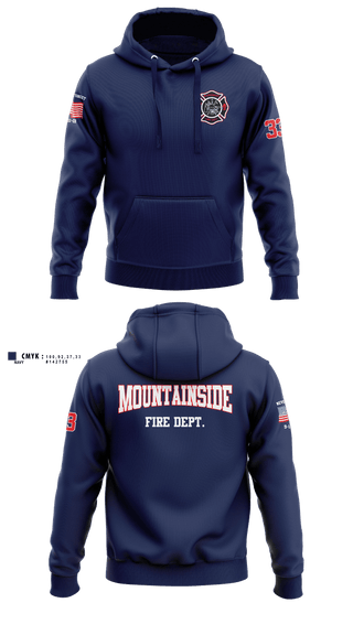 Hoodie, Mountainside Fire Department, Fire Department, Teamtime, Team time, sublimation, custom sports apparel, team uniforms, spirit wear, spiritwear, sports uniforms, custom shirts, team store, custom team store, fundraiser sports, apparel fundraiser