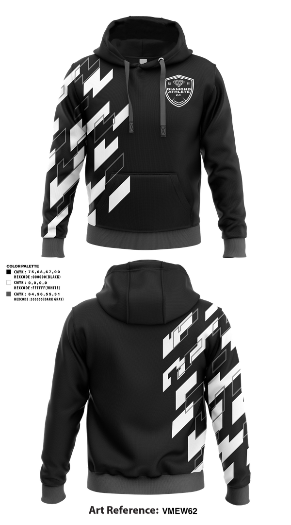 Hoodie, Diamond Athlete, Men's Soccer, Teamtime, Team time, sublimation, custom sports apparel, team uniforms, spirit wear, spiritwear, sports uniforms, custom shirts, team store, custom team store, fundraiser sports, apparel fundraiser