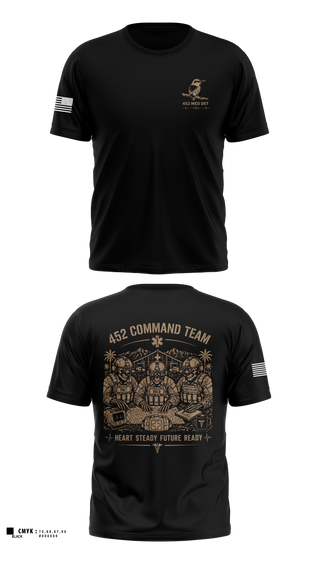 Short Sleeve Performance Shirt, 452 MED DET, Army, Teamtime, Team time, sublimation, custom sports apparel, team uniforms, spirit wear, spiritwear, sports uniforms, custom shirts, team store, custom team store, fundraiser sports, apparel fundraiser