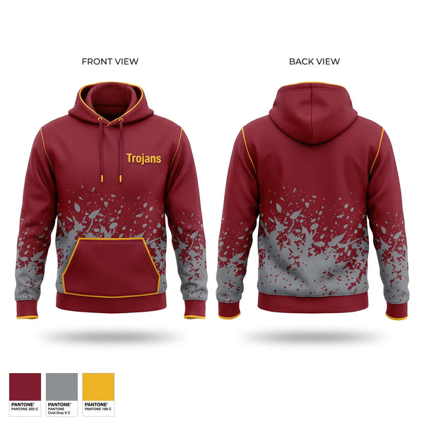 Hoodie, Trojans, Softball, Teamtime, Team time, sublimation, custom sports apparel, team uniforms, spirit wear, spiritwear, sports uniforms, custom shirts, team store, custom team store, fundraiser sports, apparel fundraiser