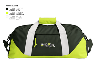 Duffle Bag, OddBallz, Spirit Store, Teamtime, Team time, sublimation, custom sports apparel, team uniforms, spirit wear, spiritwear, sports uniforms, custom shirts, team store, custom team store, fundraiser sports, apparel fundraiser