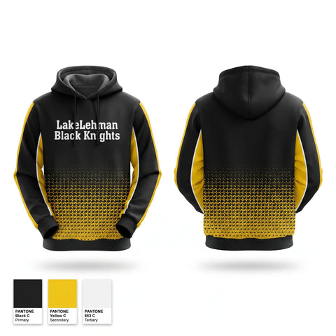 Hoodie, Lake-Lehman Black Knights, Men's Basketball, Teamtime, Team time, sublimation, custom sports apparel, team uniforms, spirit wear, spiritwear, sports uniforms, custom shirts, team store, custom team store, fundraiser sports, apparel fundraiser