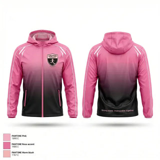 Windbreaker, United Donna, Women's Soccer, Teamtime, Team time, sublimation, custom sports apparel, team uniforms, spirit wear, spiritwear, sports uniforms, custom shirts, team store, custom team store, fundraiser sports, apparel fundraiser