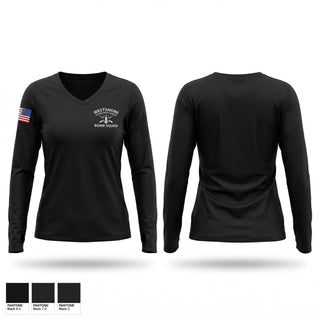 Womens Long Sleeve Vneck Shirt, Westshore Enforcement Bureau Bomb Squad, Police, Teamtime, Team time, sublimation, custom sports apparel, team uniforms, spirit wear, spiritwear, sports uniforms, custom shirts, team store, custom team store, fundraiser sports, apparel fundraiser