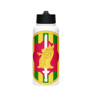 Military Police 3382720 Stainless Steel Water Bottle with a Straw Lid