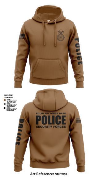 Hoodie, 96 SFS / Eglin Police, Air Force, Teamtime, Team time, sublimation, custom sports apparel, team uniforms, spirit wear, spiritwear, sports uniforms, custom shirts, team store, custom team store, fundraiser sports, apparel fundraiser