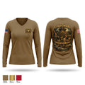 North County 128th HM Ball 66552454 Women's Long Sleeve V-neck Shirt - 1
