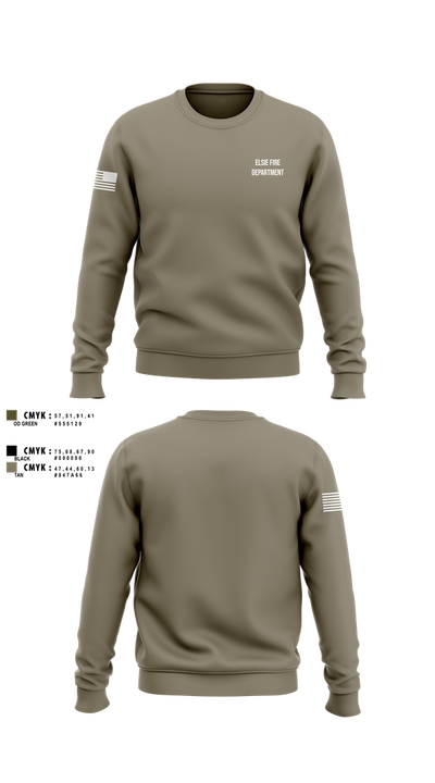 Elsie Fire Department 41046242 Crew Neck Sweatshirt - 102