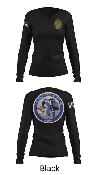Womens Long Sleeve Vneck Shirt, 403 MXS, , Teamtime, Team time, sublimation, custom sports apparel, team uniforms, spirit wear, spiritwear, sports uniforms, custom shirts, team store, custom team store, fundraiser sports, apparel fundraiser