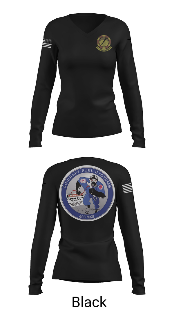 Womens Long Sleeve Vneck Shirt, 403 MXS, , Teamtime, Team time, sublimation, custom sports apparel, team uniforms, spirit wear, spiritwear, sports uniforms, custom shirts, team store, custom team store, fundraiser sports, apparel fundraiser