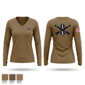 1/C 36 Women's Long Sleeve V-neck Shirt - 1