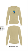 315 MSG 82175130 Women's Long Sleeve V-neck Shirt - 82