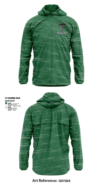 Thomas Fay Custer Marching Band 91481918 Windbreaker - 1