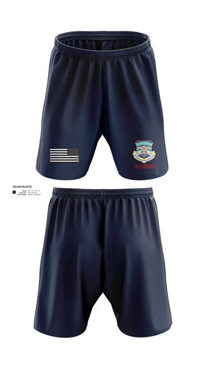 3d Combat Communications Group Athletic Shorts With Pockets - 10