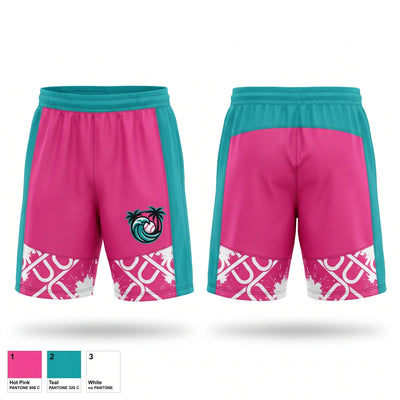 Coastal Chaos Athletic Shorts With Pockets - 1