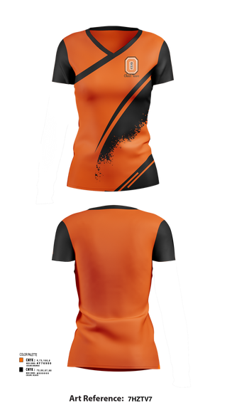 Womens Short Sleeve Vneck Shirt, Ogden High School Cheer, Cheer, Teamtime, Team time, sublimation, custom sports apparel, team uniforms, spirit wear, spiritwear, sports uniforms, custom shirts, team store, custom team store, fundraiser sports, apparel fundraiser