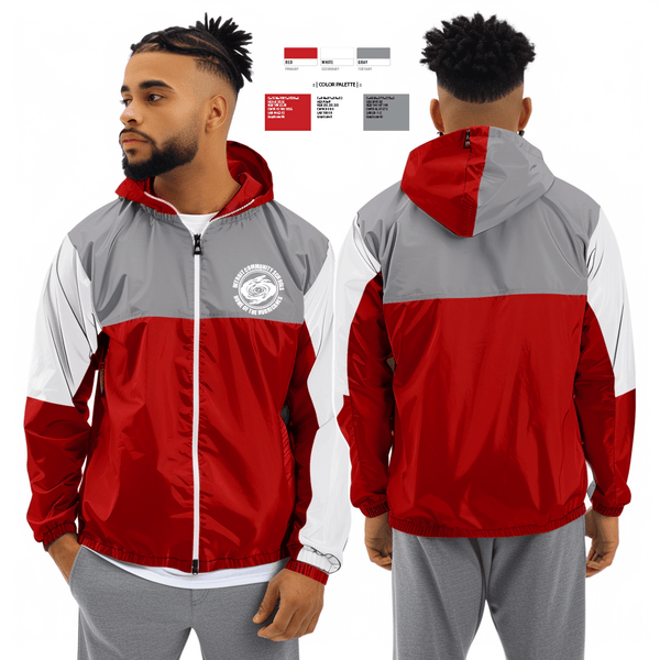 Windbreaker, Detroit Community High School Volleyball, Men's Volleyball, Teamtime, Team time, sublimation, custom sports apparel, team uniforms, spirit wear, spiritwear, sports uniforms, custom shirts, team store, custom team store, fundraiser sports, apparel fundraiser