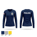 Stinesville Police Department Women's Long Sleeve V-neck Shirt - 1