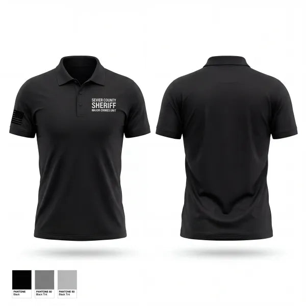 Short Sleeve Performance Polo, Sevier County Sheriff Major Crimes unit, Police, Teamtime, Team time, sublimation, custom sports apparel, team uniforms, spirit wear, spiritwear, sports uniforms, custom shirts, team store, custom team store, fundraiser sports, apparel fundraiser