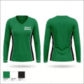 Phase 3 Athletics 57886561 Women's Long Sleeve V-neck Shirt - 1
