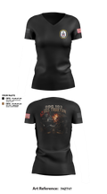 USS Truxtun DDG 103 Women's Short Sleeve V-neck Shirt - 21