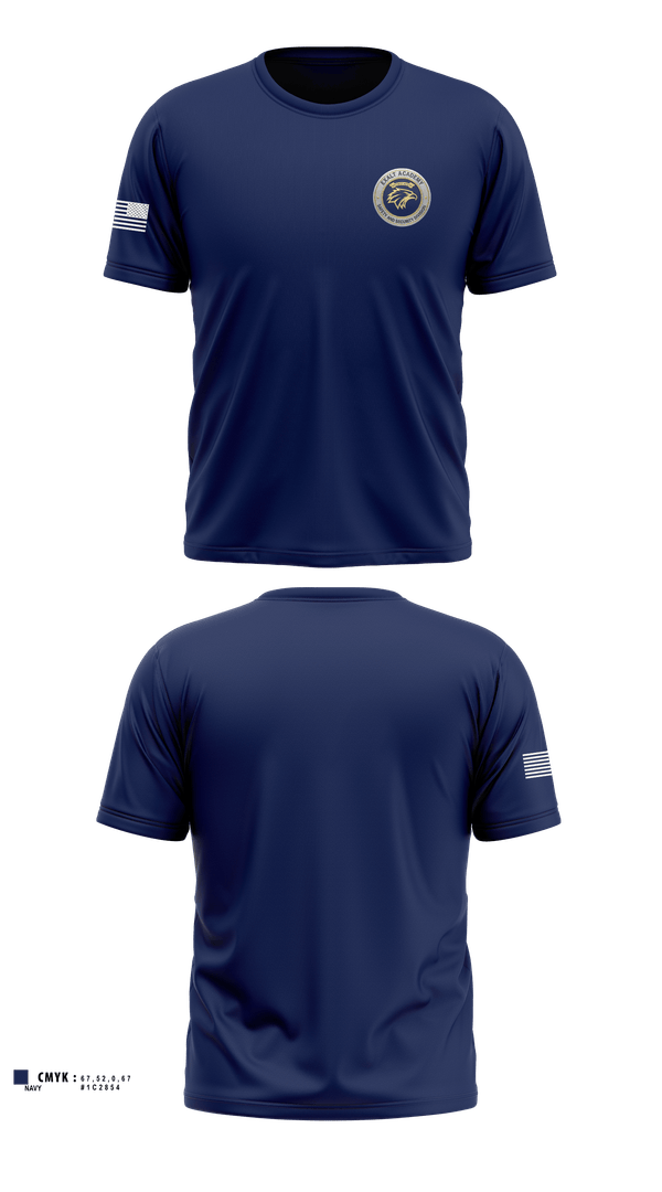 Exalt Academy School Safety Division 76378730 Old School Cotton Feel Shirt - 100