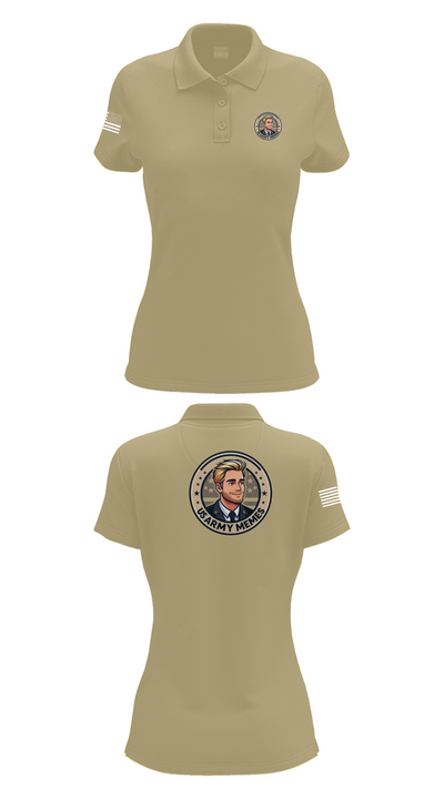 U.S Army memes 48956065 Women's Short Sleeve Performance Polo  - 95