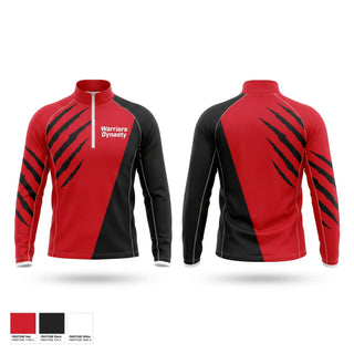 Quarter Zip Jacket, Warriors Dynasty, , Teamtime, Team time, sublimation, custom sports apparel, team uniforms, spirit wear, spiritwear, sports uniforms, custom shirts, team store, custom team store, fundraiser sports, apparel fundraiser