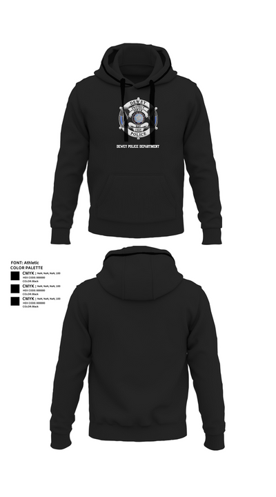 Dewey Police Department 16354640 Hoodie - 30