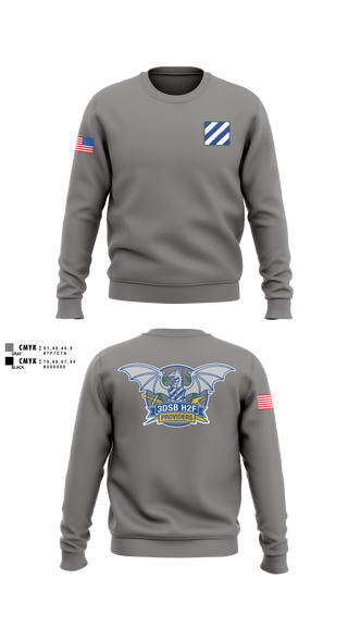 Crew Neck Sweatshirt, 3DSB H2F, Army, Teamtime, Team time, sublimation, custom sports apparel, team uniforms, spirit wear, spiritwear, sports uniforms, custom shirts, team store, custom team store, fundraiser sports, apparel fundraiser