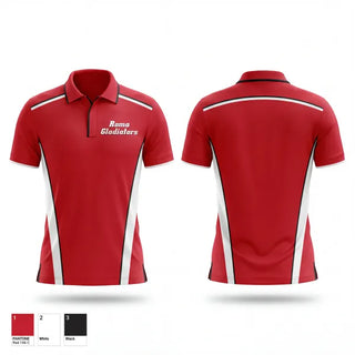 Short Sleeve Performance Polo, Roma Gladiators, Baseball, Teamtime, Team time, sublimation, custom sports apparel, team uniforms, spirit wear, spiritwear, sports uniforms, custom shirts, team store, custom team store, fundraiser sports, apparel fundraiser