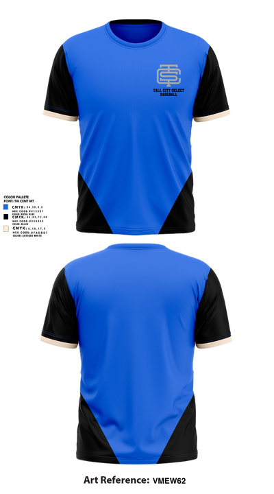 Tall City Select 83511420 Short Sleeve Performance Shirt - 1