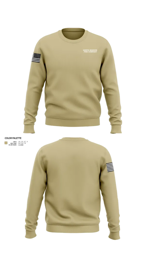 Crew Neck Sweatshirt, North Bangor Fire Company, , Teamtime, Team time, sublimation, custom sports apparel, team uniforms, spirit wear, spiritwear, sports uniforms, custom shirts, team store, custom team store, fundraiser sports, apparel fundraiser
