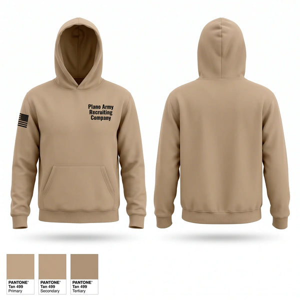 Hoodie, Plano Army Recruiting Company, Army, Teamtime, Team time, sublimation, custom sports apparel, team uniforms, spirit wear, spiritwear, sports uniforms, custom shirts, team store, custom team store, fundraiser sports, apparel fundraiser